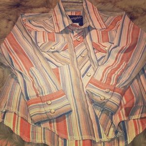 Long sleeve western style shirt